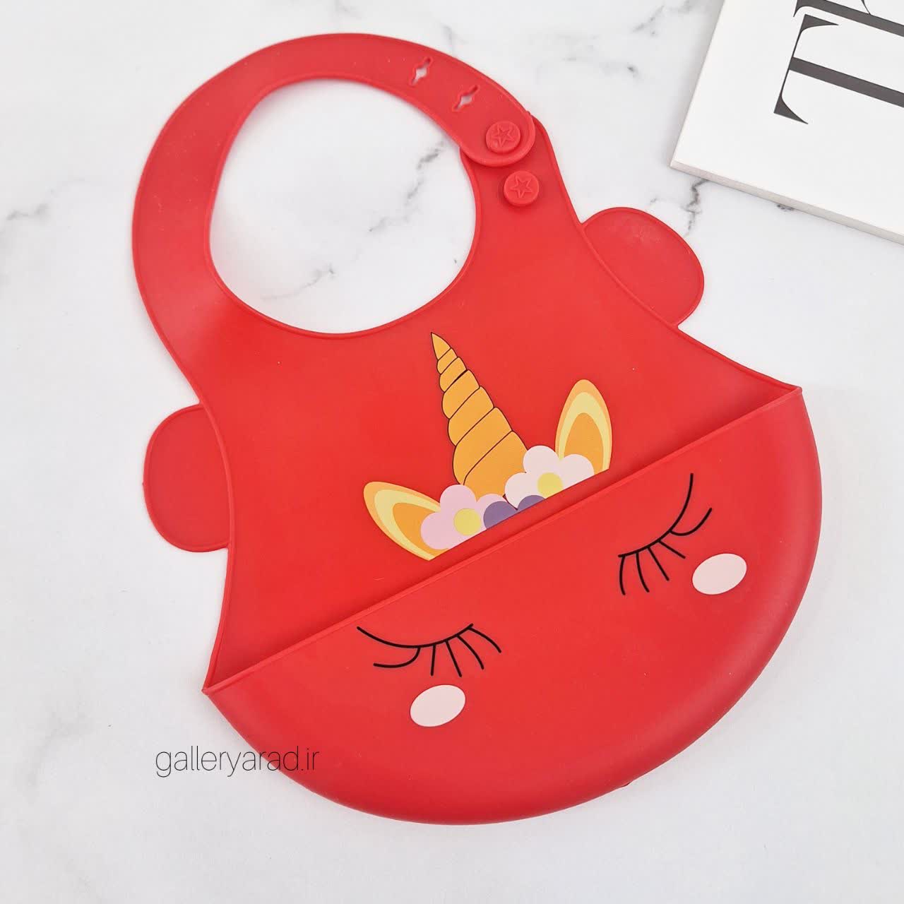 پیشبند سیلیکونی شاخدار قرمز